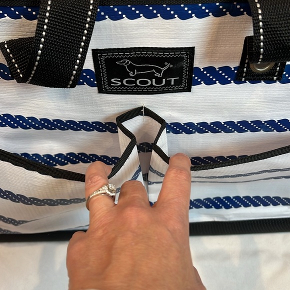 SCOUT BJ Bag Large Utility Tote Bag Nautical Beach Pool Waterproof Lightweight - Picture 5 of 10
